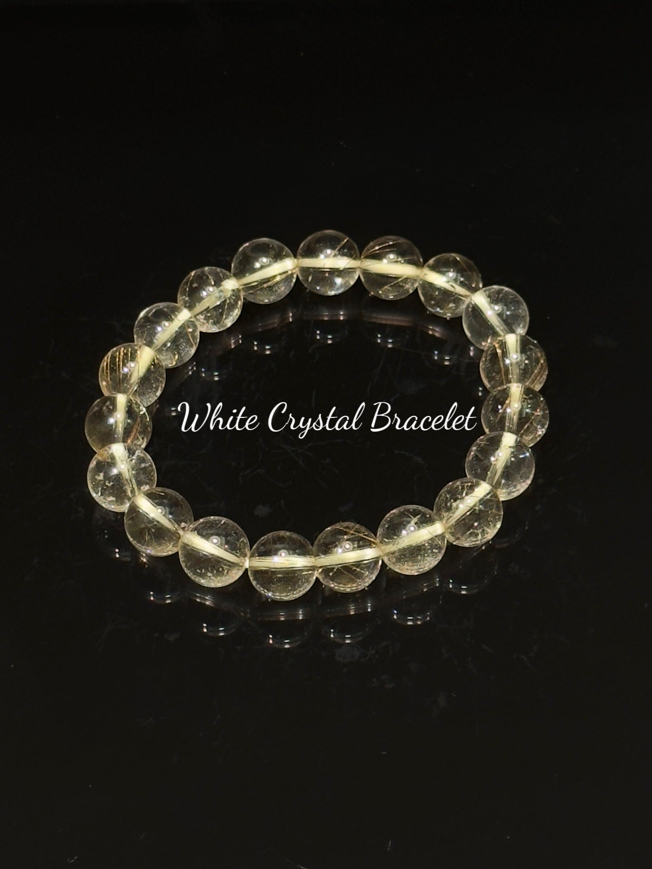 Clear Quartz Beaded Bracelet