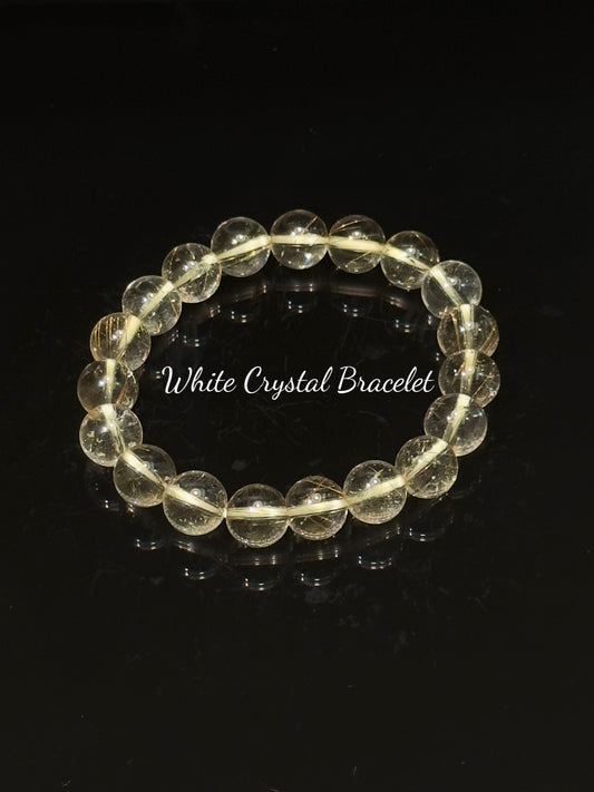 Clear Quartz Beaded Bracelet